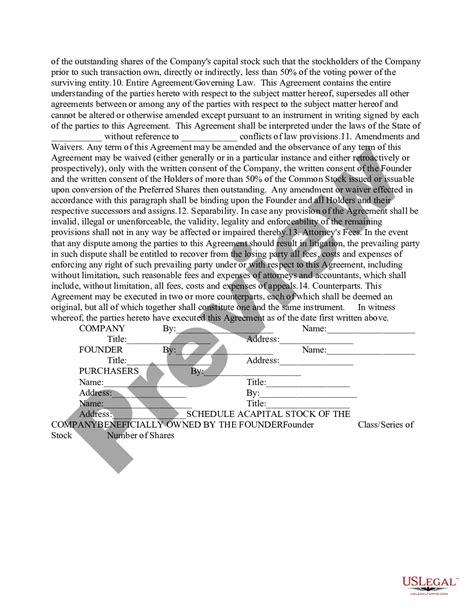 Right Of First Refusal And Co Sale Agreement First Right Of Refusal