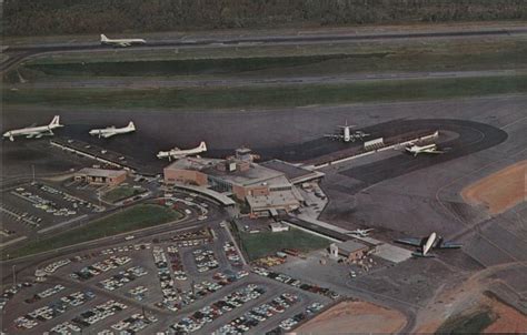 Aerial View Of Charlotte Municipal Airport North Carolina Postcard