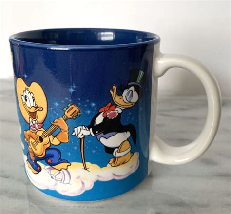 Disney Donald Duck Dreaming 60th Birthday 1934 1994 Mug Made In Japan