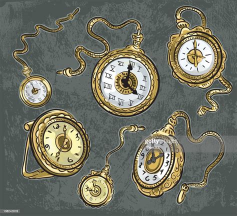 Discover thousands of premium vectors available in. Set Of Victorian Steampunk Pocket Watches High-Res Vector ...