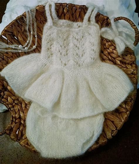 Mohair 6 9 Months Fairy Dress And Bloomers 2 Headpieces Dress Bloomers
