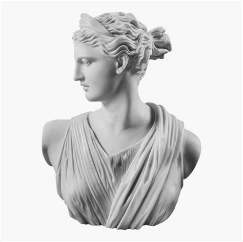 Image Of Statue Head Of Artemis Diana Greek Roman Goddess Humanity 2
