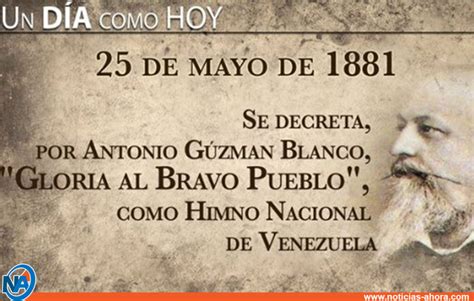 25 De Mayo Día Del Himno Nacional De Venezuela