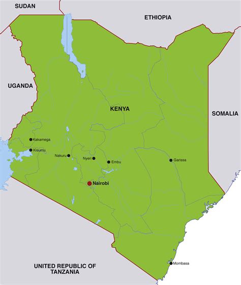 Kenya cities map showing kenya major cities, towns, country capital and country boundary. Kenya News Articles - Kenyan News Headlines and News Summaries