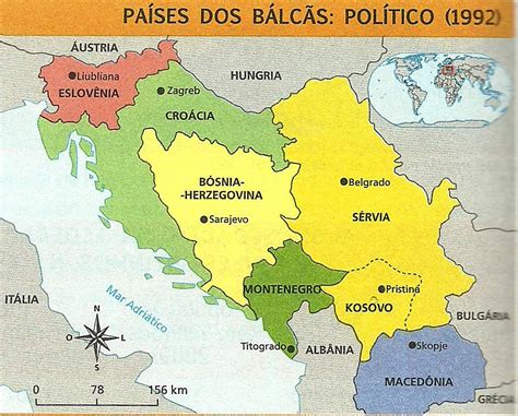 Nos Mapas Está Representada A Região Dos Balcãs