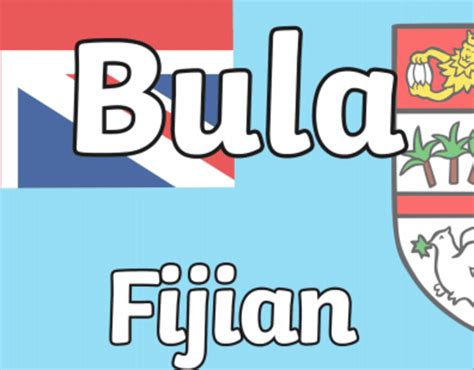 Fiji Language Week Fijian Teaching Ideas 2 8 October
