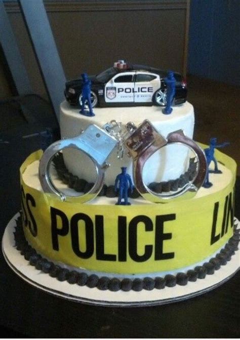 Police Line Cake Police Birthday Cakes Police Themed Birthday Party