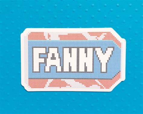 Fanny Irn Bru Style Magnet Etsy