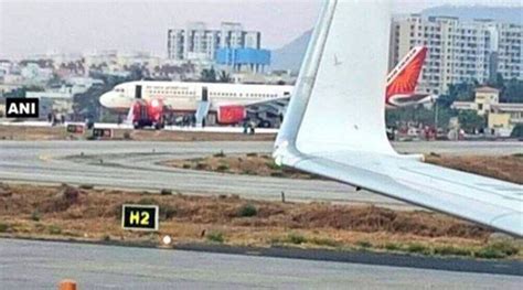 Pune: Flight skids off runway while landing, passengers evacuated | India News,The Indian Express
