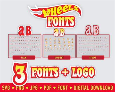 Font Digital Digital Prints Ttf Pops Cereal Box Hot Wheels Fonts Digital Download Logo