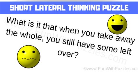 Short Lateral Thinking Riddle For Students With Answer Lateral