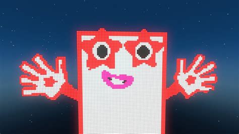 I Made Numberblock 10 But Official In Minecraft Numberblocks Youtube