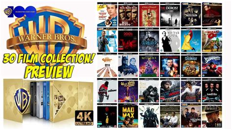 Warner Brothers 100th Anniversary 30 Film 4k Collection Full Coverage