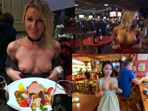 Girls Flashing Their Boobs In Restaurants Voyeur Porn Pictures Xxx Photos Sex Images