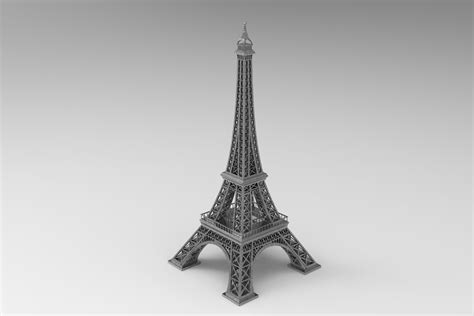 Modèle 3d De Tour Eiffel Pour Impression 3d Turbosquid 1403414