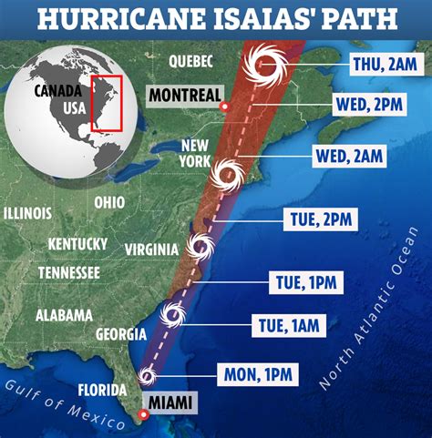 Where Is Hurricane Isaias Now Latest Updates On The Tracker And Path