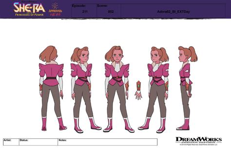 Adora Body Reference Sheet Character Model Sheet Character Design Inspiration Character