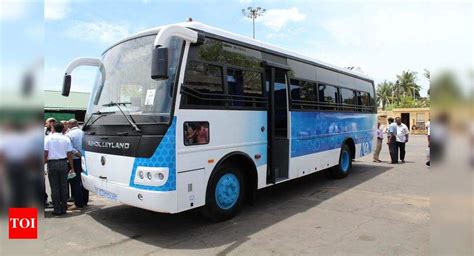 Ashok Leylands Electric Bus Circuit Test Driven For Mtc In Chennai