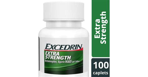 Excedrin Extra Strength 100 Count Caplets 100 Ct • Price