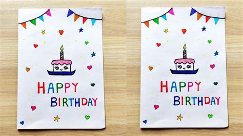 Birthday Card Drawing Ideas How To Make Birthday Cardhandmade