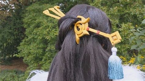 beidou hair clip hairpiece accessory  print file etsy