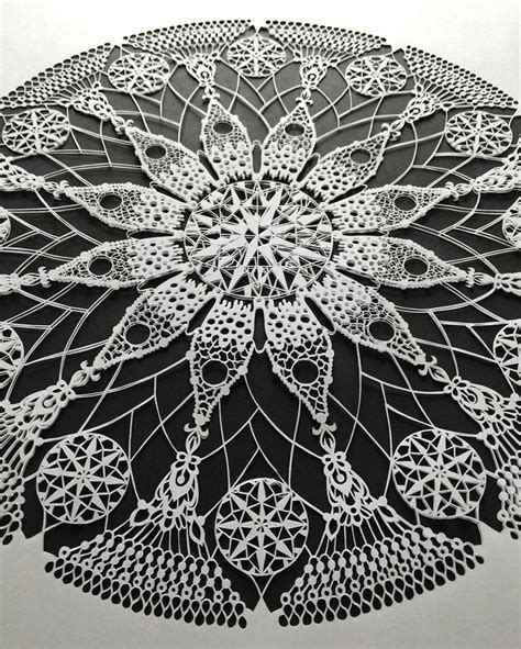 The Impressive Mandala Style Paper Cutting Of Mr Riu
