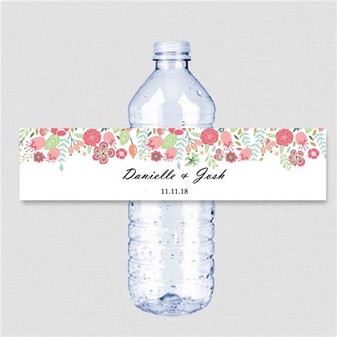 How to make diy water bottle labels using canva| personalized water bottle label templates in today's video. Personalized Wedding Water Bottle Labels,Stickers,Thank You Tags,Place Cards, Business Baby ...