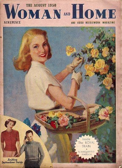 Woman And Home Magazine From August 1950 1950s 1950sfashion