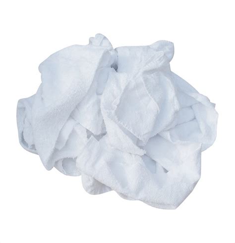 White Terry Towels Rags 10kg Bag Cleaning Cloths Importer