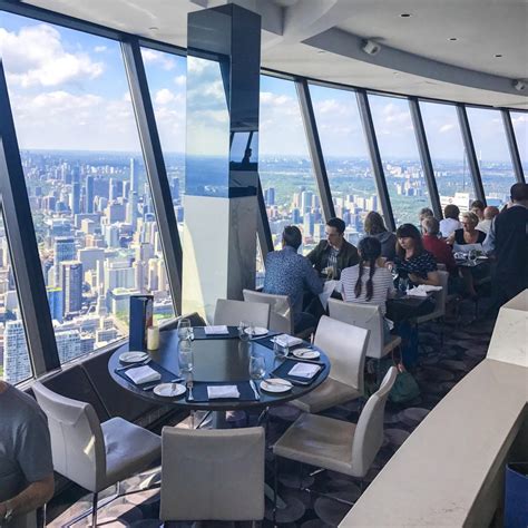 Dine In Toronto Lunch Cn Tower In 360 Restaurant Farida Israils