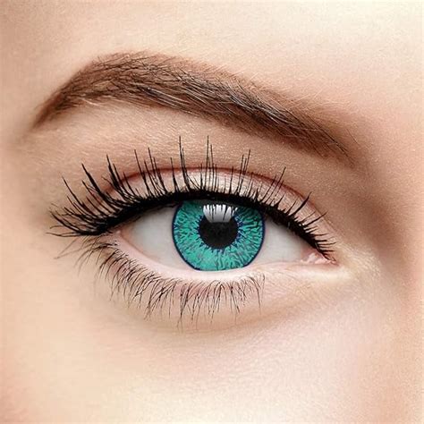 Farbige Kontaktlinsen Ohne Stärke Mystic Grün Tageslinsen Amazonde