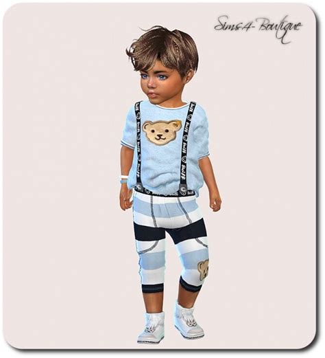 Designer Set For Toddler Boys 1308 At Sims4 Boutique Sims 4 Updates