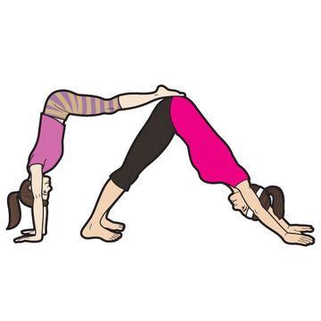 Yoga poses dimensions drawings dimensions com. Strike a Pose: Parent-Child Yoga | Yoga for kids, Partner yoga, Partner yoga poses