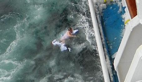 Woman Plunges Into Icy North Sea During Dramatic Cruise Ship Rescue
