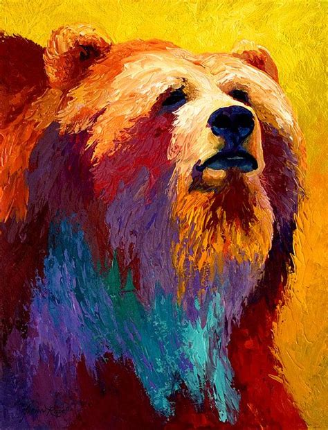 Abstract Grizzly Bear Painting Paintfr