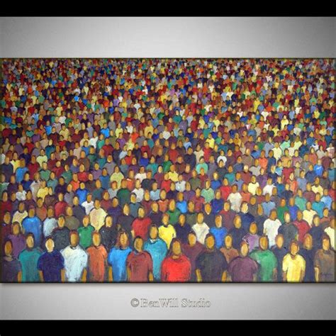 Abstract Modern Art Colorful Large Pop Art Original Painting Anonymity