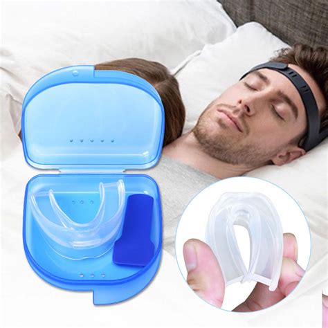 2x Stop Snoring Mouthpiece Apnea Aid Sleep Anti Snore Bruxism Grind