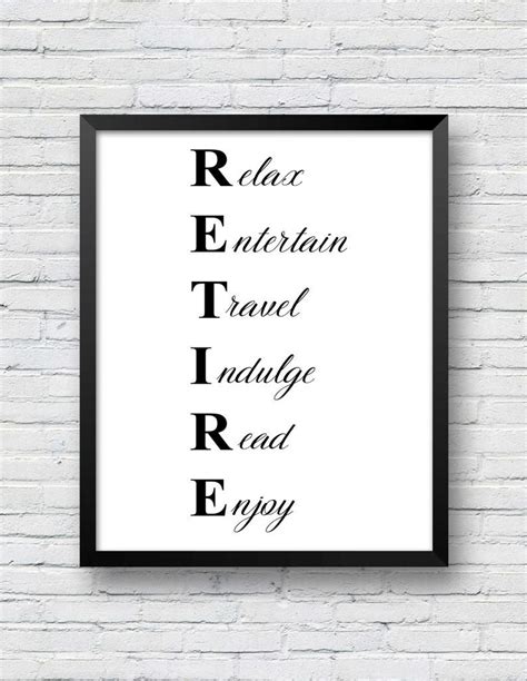 Letter Retirement Sign Retirement Party Retirement T Etsy Work