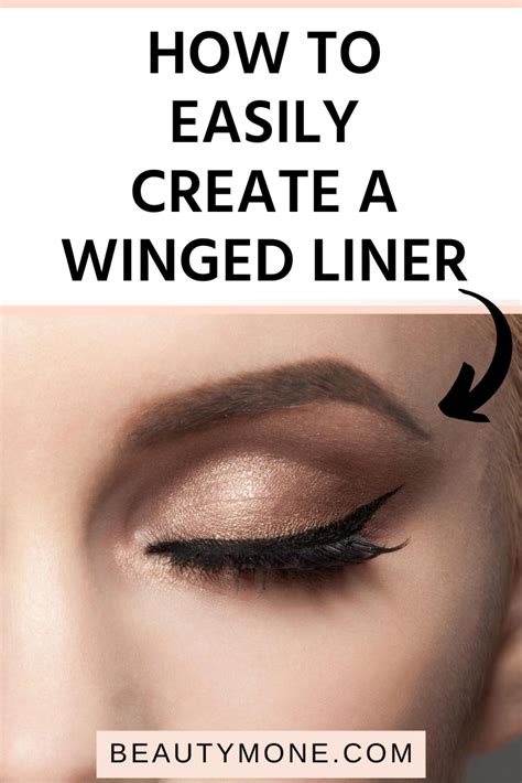 How To Easily Create A Winged Liner How To Do Winged Eyeliner