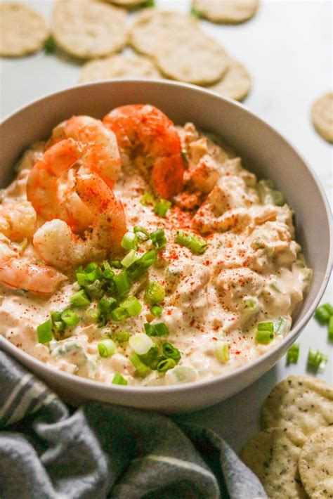 Stir in the parmesan cheese, cheddar cheese, thyme, parsley, garlic, shrimp and diced tomatoes. Creamy Paleo Shrimp Dip (Whole30, Keto) - What Great ...