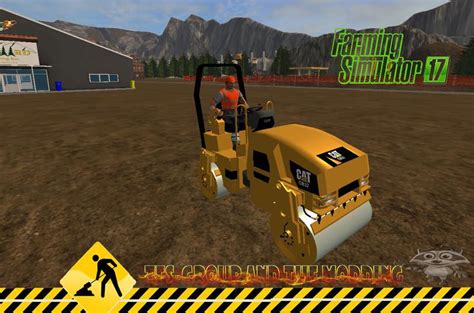 Fs17 Compacteur Tandem Caterpillar Cb32 V1 • Farming Simulator 19 17