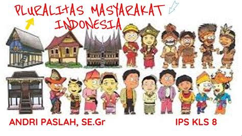 Pluralitas Masyarakat Indonesia IPS Kelas 8 YouTube