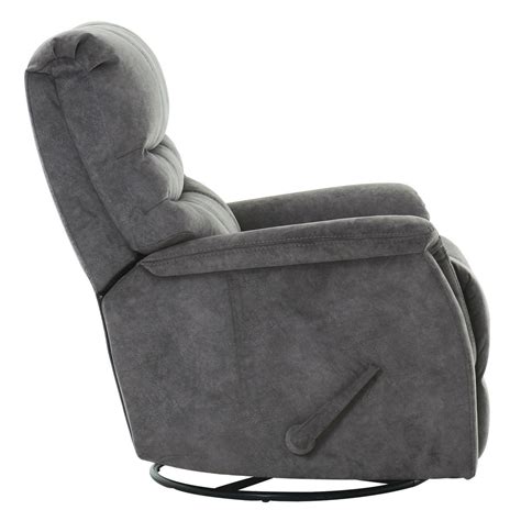 Thomasville Felix Grey Fabric Swivel Glider Recliner Chair Costco Uk