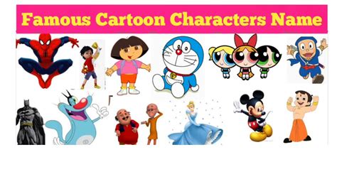 Animation Characters Famous