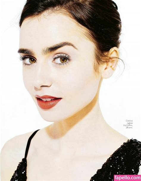 Lily Collins Lily Collins Lilyjcollins Nude Leaked Onlyfans Photo