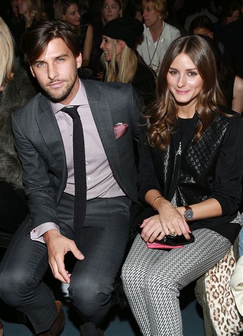 Olivia Palermo And Her Boyfriend Johannes Huebl Sat Front Row For