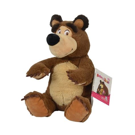 Official Masha And The Bear Plush Toy 466001 Buy Online On Offer