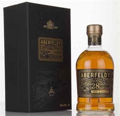Aberfeldy 28 Year Old Single Malt Scotch Whisky Exceptional Cask
