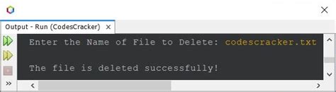 Java Program To Delete A File