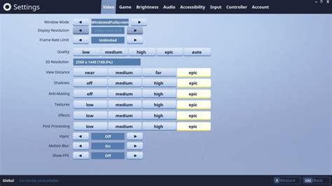 Best Fortnite Settings In 2020 Boost Fps And Performance Game Gavel